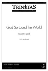 God So Loved the World SATB choral sheet music cover